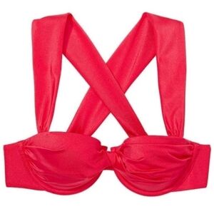 32A 34B 34C VS Swim Twist Balconette Bikini Top Strawberry